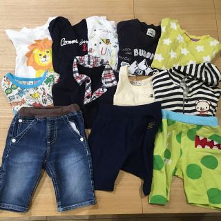 コムサイズム(COMME CA ISM)の男の子　まとめ売り　夏服　80サイズ中心　12点(Ｔシャツ)