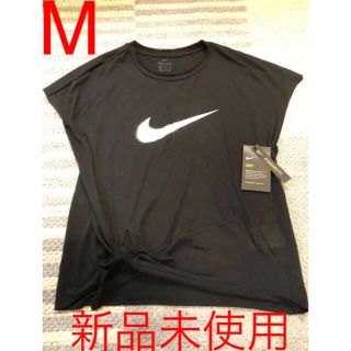 ナイキ(NIKE)の新品 NIKE ナイキ Tシャツ フレンチスリーブ サイドタイ スウッシュ M(Tシャツ(半袖/袖なし))