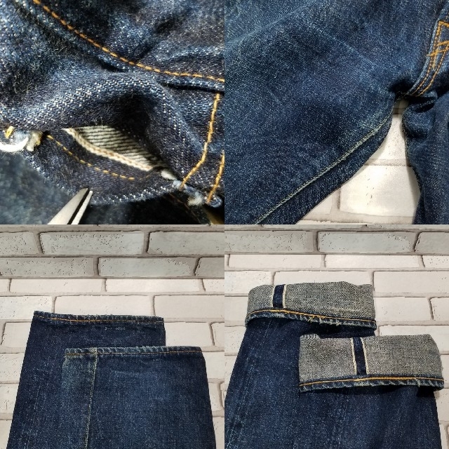 【トレンド】DENIM 旧ドゥニーム デニムパンツ 66 赤耳 ヴィンテージ