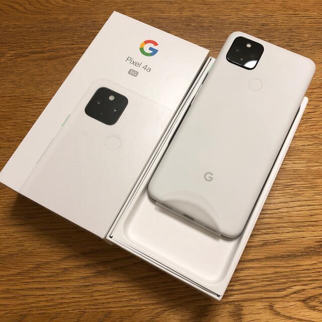 2021春の新作 4a Pixel Google - Pixel Google 5G White Clearly 128GB スマートフォン本体