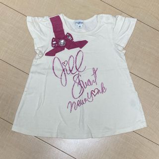 ジルスチュアートニューヨーク(JILLSTUART NEWYORK)のJILLSTUART 90 ピンク　リボン　フレア　カットソー　Tシャツ(Tシャツ/カットソー)