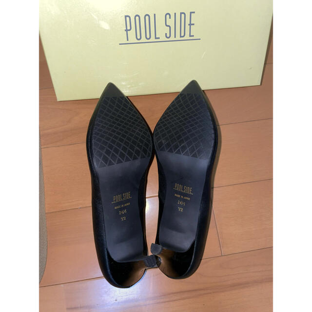 POOL SIDE(プールサイド)の本革スムースオールウェザーＶカットパンプス レディースの靴/シューズ(ハイヒール/パンプス)の商品写真