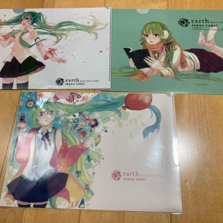 初音ミク　earthコラボクリアファイル　19枚(クリアファイル)