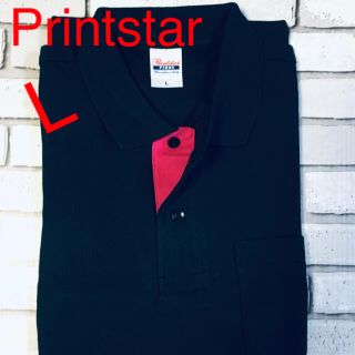 【新品】Printstar(プリントスター) 無地 ポロシャツ Lサイズ(ポロシャツ)