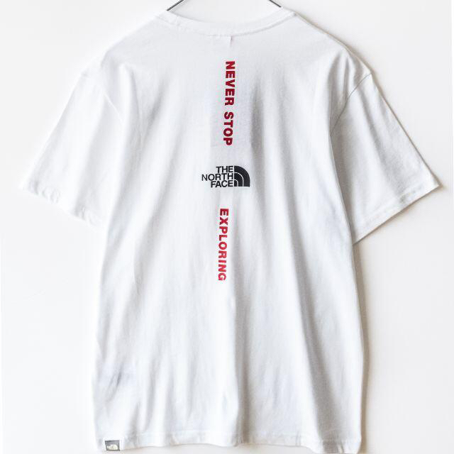 THE NORTH FACE(ザノースフェイス)の欧州限定◆ザ ノースフェイス　バーティカルTシャツ　UK L 日本L相当 メンズのトップス(Tシャツ/カットソー(半袖/袖なし))の商品写真