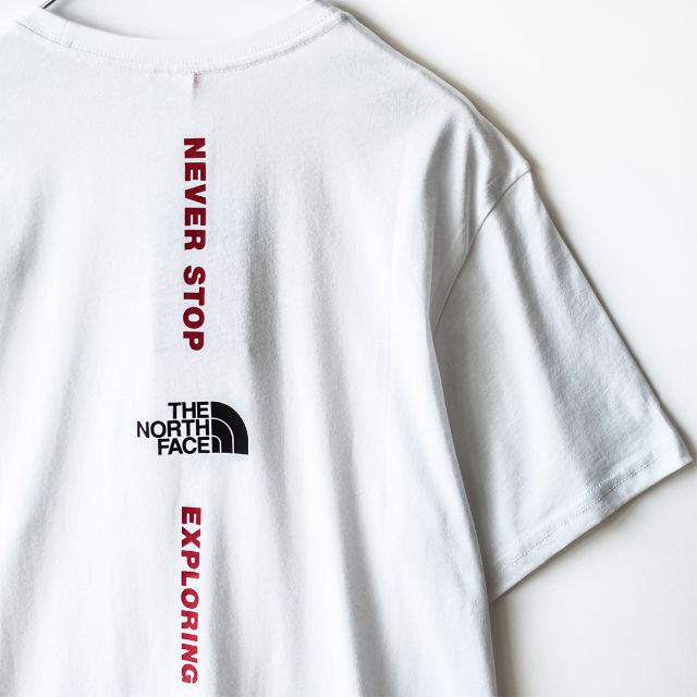 THE NORTH FACE(ザノースフェイス)の欧州限定◆ザ ノースフェイス　バーティカルTシャツ　UK L 日本L相当 メンズのトップス(Tシャツ/カットソー(半袖/袖なし))の商品写真