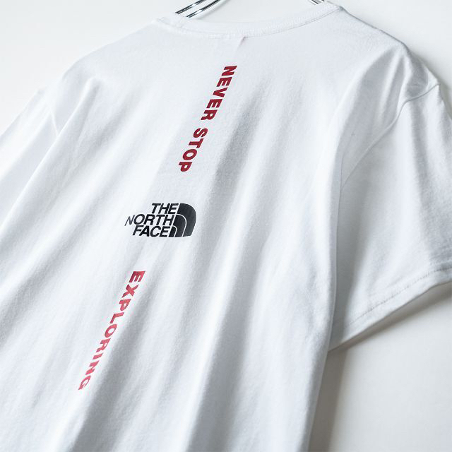 THE NORTH FACE(ザノースフェイス)の欧州限定◆ザ ノースフェイス　バーティカルTシャツ　UK L 日本L相当 メンズのトップス(Tシャツ/カットソー(半袖/袖なし))の商品写真