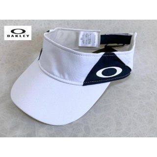 オークリー(Oakley)のオークリー OAKLEY 吸汗速乾/DRY サンバイザー（白）(ウエア)