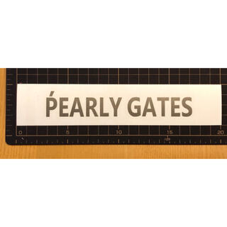 パーリーゲイツ(PEARLY GATES)のパーリーゲイツ カッティングステッカー(ウエア)