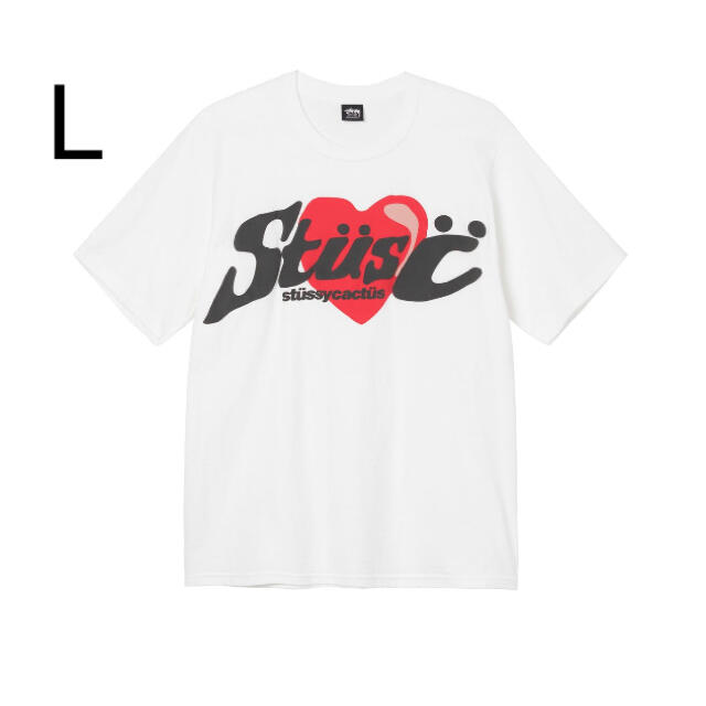 stussy cpfm heart t-shirt L white