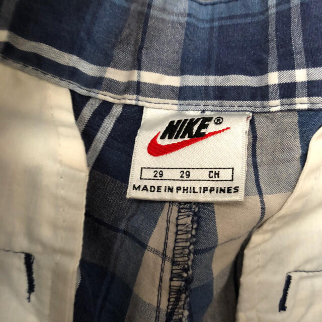 NIKE(ナイキ)の90s NIKE 赤タグ　チェック　ショートパンツ　ナイキ メンズのパンツ(ショートパンツ)の商品写真