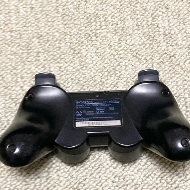 PlayStation3(プレイステーション3)のPS3 コントローラー DUALSHOCK3 ブラック 純正 エンタメ/ホビーのゲームソフト/ゲーム機本体(その他)の商品写真