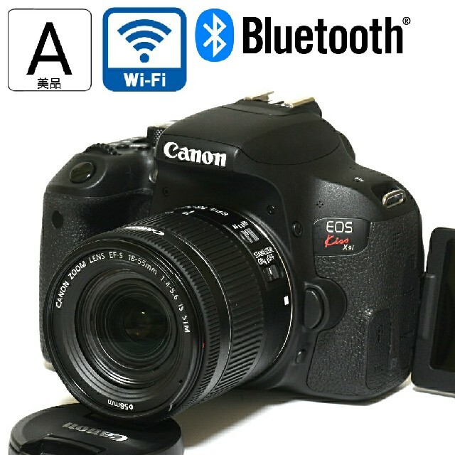 Canon】美品☆Wi-Fi&Bluetooth☆Kiss X9iレンズキット Canon】美品☆Wi-Fi&Bluetooth☆Kiss X9iレンズキット
