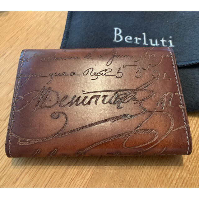 Berluti(ベルルッティ)の希少 廃版 ベルルッティ 名刺入れ インブイア IMBUIA メンズのファッション小物(名刺入れ/定期入れ)の商品写真