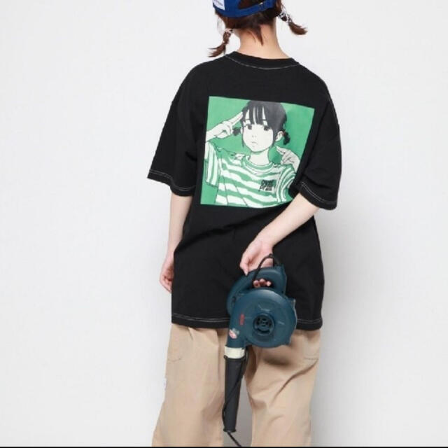 メンズOVERPRINT なえなの 古塔つみ　POP ART Tee　XL