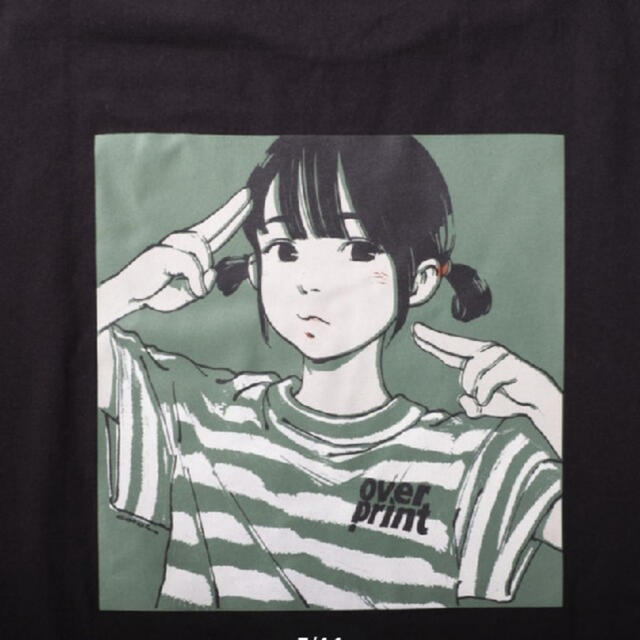 OVERPRINT × なえなの 古塔つみ Tシャツ XL - Tシャツ/カットソー(半袖 ...