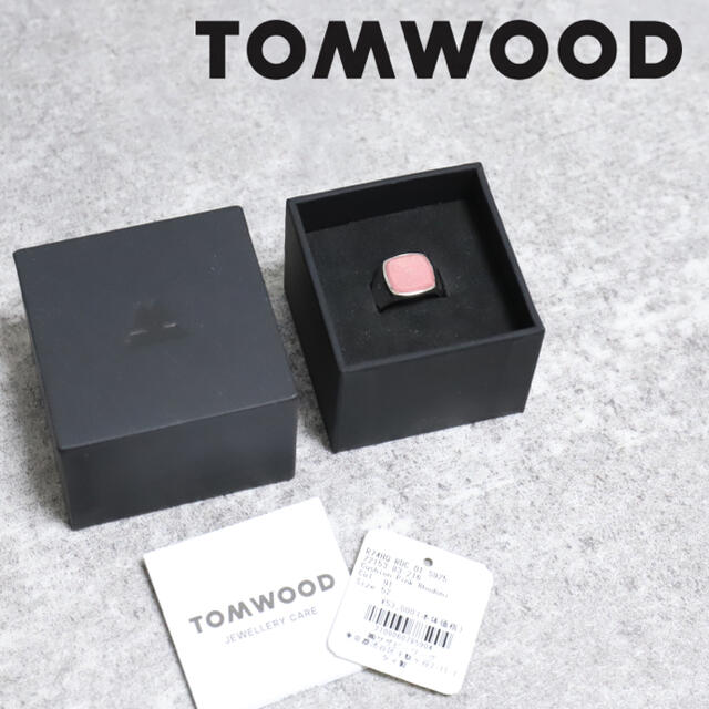 TOMWOOD Cushion Pink Rhodonite リング トムウッド