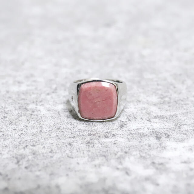 TOMWOOD Cushion Pink Rhodonite リング トムウッド