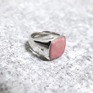 TOMWOOD Cushion Pink Rhodonite リング トムウッド