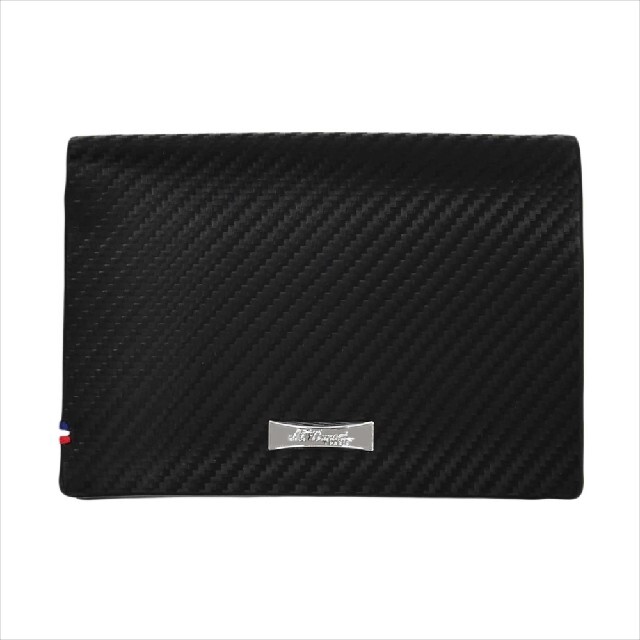 S.T. Dupont - デュポン 二つ折り財布 小銭入れ無し カーボン柄 S.T. Dupont - デュポン 二つ折り財布 小銭入れ無し カーボン柄