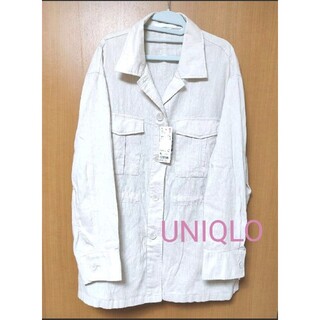 ユニクロ(UNIQLO)のユニクロ リネンコットンシャツジャケット(その他)