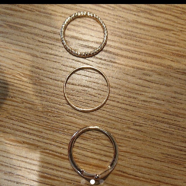 Ring 3個セット リング 指輪 レディースのアクセサリー(リング(指輪))の商品写真