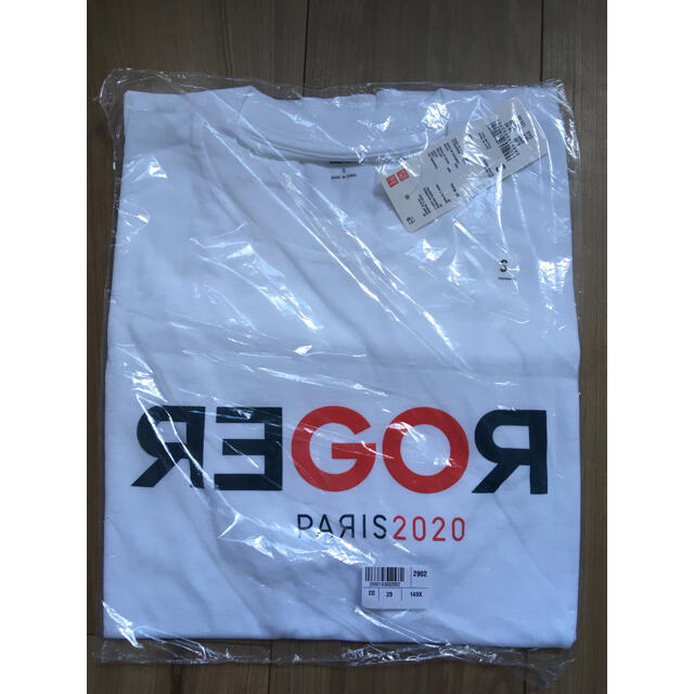 UNIQLO(ユニクロ)の新品【日本未発売】フェデラー ユニクロ【GOROGER】Tシャツ 白 スポーツ/アウトドアのテニス(ウェア)の商品写真