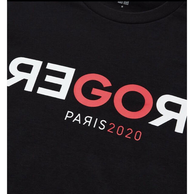 UNIQLO(ユニクロ)の新品【日本未発売】フェデラー ユニクロ【GOROGER】Tシャツ 黒 スポーツ/アウトドアのテニス(ウェア)の商品写真