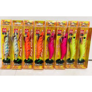 マルシン漁具 オクトパスタップ タコエギ3.5号　8本セット(ルアー用品)