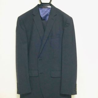 スーツカンパニー(THE SUIT COMPANY)のジユンコ　シマダスーツ ジャケットLサイズネイビーカラー(スーツジャケット)