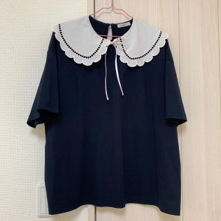 ドゥロワー(Drawer)のyori ビックカラーTシャツ(カットソー(半袖/袖なし))