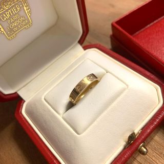 カルティエ(Cartier)のカルティエ　ミニ　ラブリング　YG 46 6号(リング(指輪))