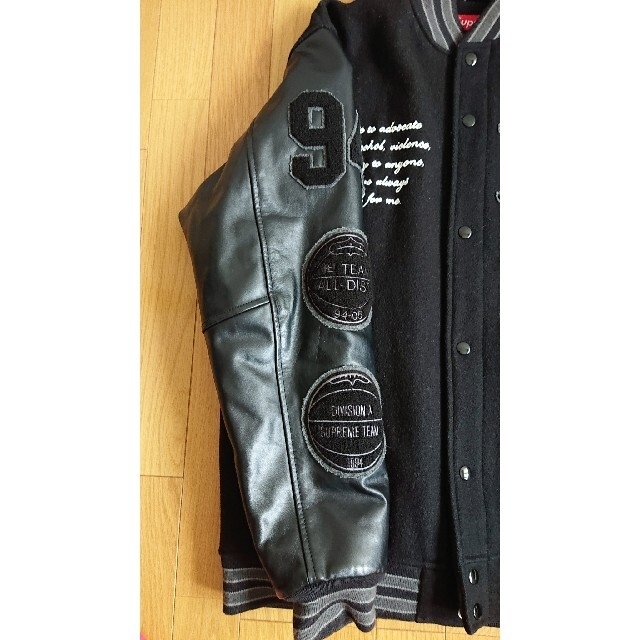 Supreme(シュプリーム)のレア SUPREME シュプリーム NY 1994 VARSITY JACKET メンズのジャケット/アウター(スタジャン)の商品写真