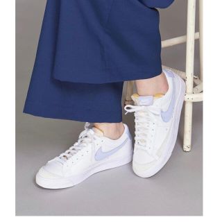 ナイキ(NIKE)のNIKE BLAZER LOW’77 ライトブルー 25cm(スニーカー)