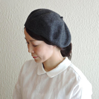 ベレー帽 dark gray*(ハンチング/ベレー帽)