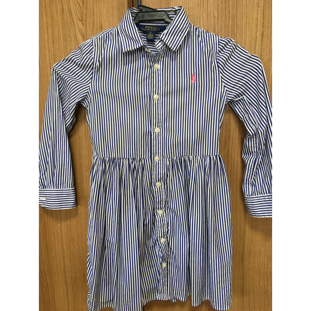 POLO RALPH LAUREN(ポロラルフローレン)のPOLO キッズワンピース120cm キッズ/ベビー/マタニティのキッズ服女の子用(90cm~)(ワンピース)の商品写真