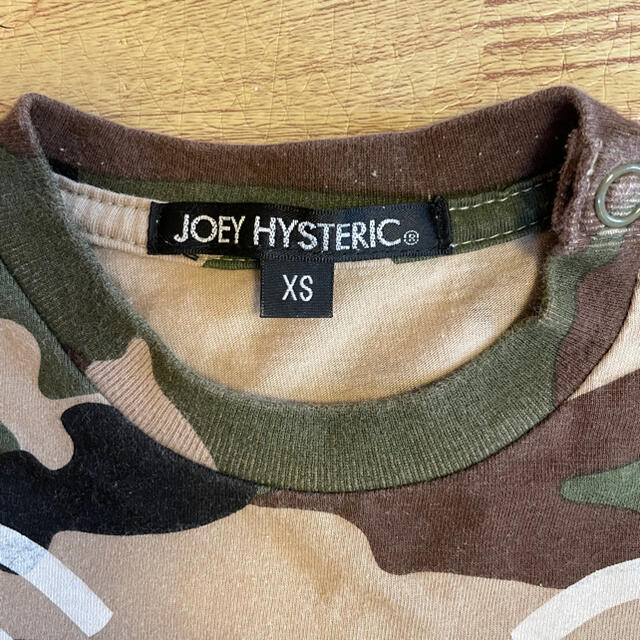 JOEY HYSTERIC(ジョーイヒステリック)のJOEY HYSTERIC XSサイズ　半袖　Tシャツ　迷彩　茶　ベージュ　深緑 キッズ/ベビー/マタニティのキッズ服男の子用(90cm~)(Tシャツ/カットソー)の商品写真