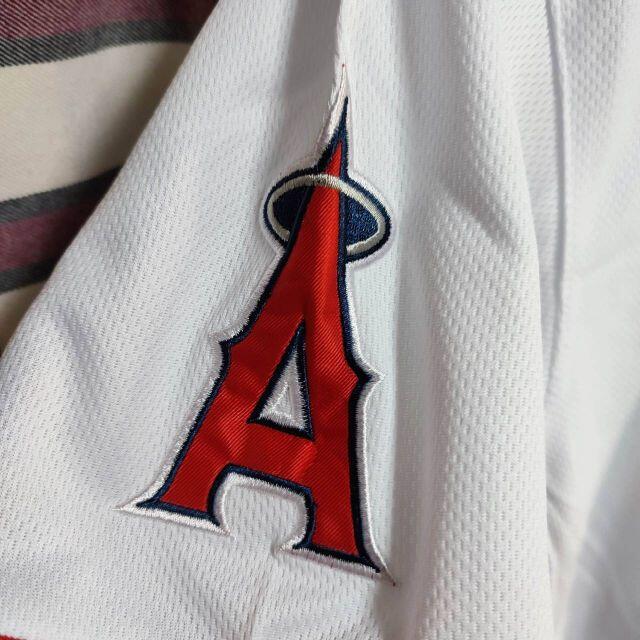 値下げ断行 MLB エンゼルス Angels 大谷翔平 直刺繍 ユニフォーム白