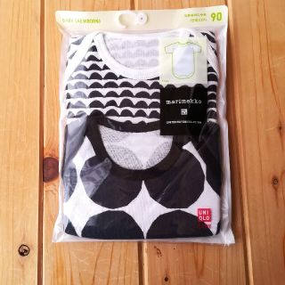 marimekko　マリメッコ　ユニクロ　コラボ　ロンパース　90㎝　春夏　半袖(ロンパース)