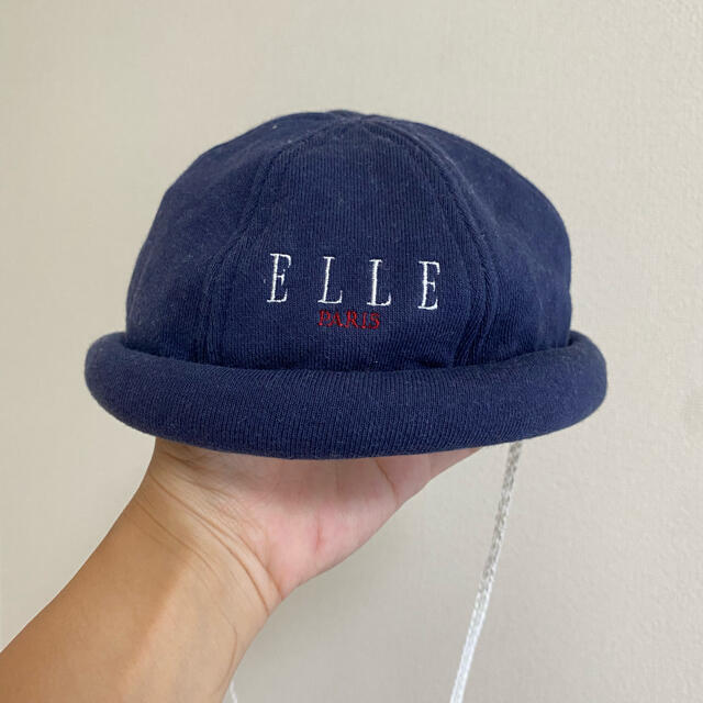 ELLE(エル)のジャンク　帽子　ELLE ベビー　50センチ キッズ/ベビー/マタニティのこども用ファッション小物(帽子)の商品写真