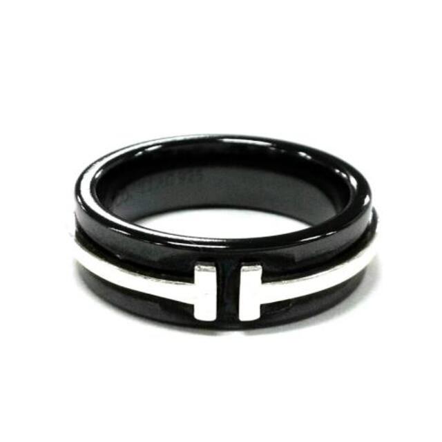 Tiffany & Co.(ティファニー)のティファニー リング美品  T TWO 黒 レディースのアクセサリー(リング(指輪))の商品写真