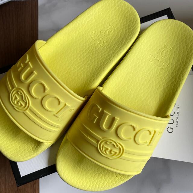 GUCCI ラバーサンダル イエロー が大特価! odessa-journal.com