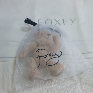 フォクシー(FOXEY)のフォクシー　FOXEY テディベア　チャーム　ノベルティ　コート　受注会(キーホルダー)