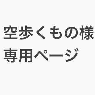 空歩くもの様　専用ページ(その他)