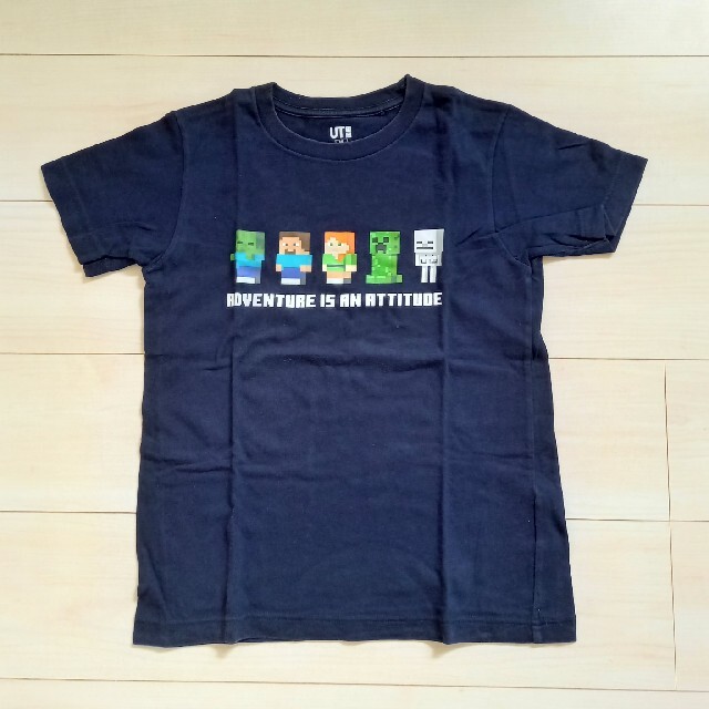 UNIQLO(ユニクロ)のマイクラTシャツ　140 キッズ/ベビー/マタニティのキッズ服男の子用(90cm~)(Tシャツ/カットソー)の商品写真