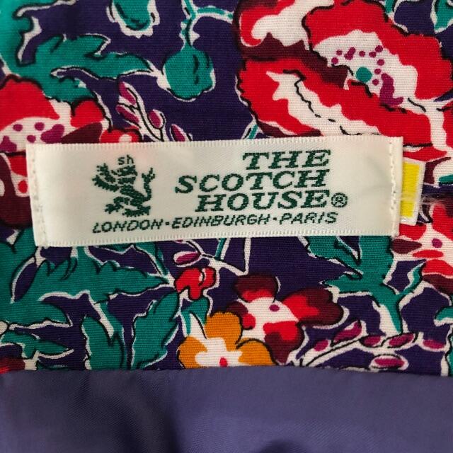 THE SCOTCH HOUSE(ザスコッチハウス)のザスコッチハウス　花柄・ハイウエスト・フレア・リボン・スカート レディースのスカート(ひざ丈スカート)の商品写真