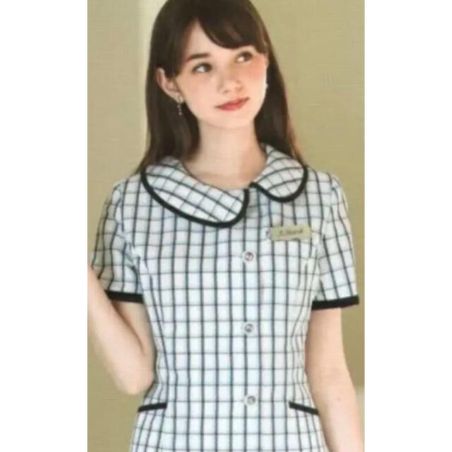 BONMAX(ボンマックス)の【2枚セット】 en joieオーバーブラウス 事務服　制服 レディースのトップス(シャツ/ブラウス(半袖/袖なし))の商品写真