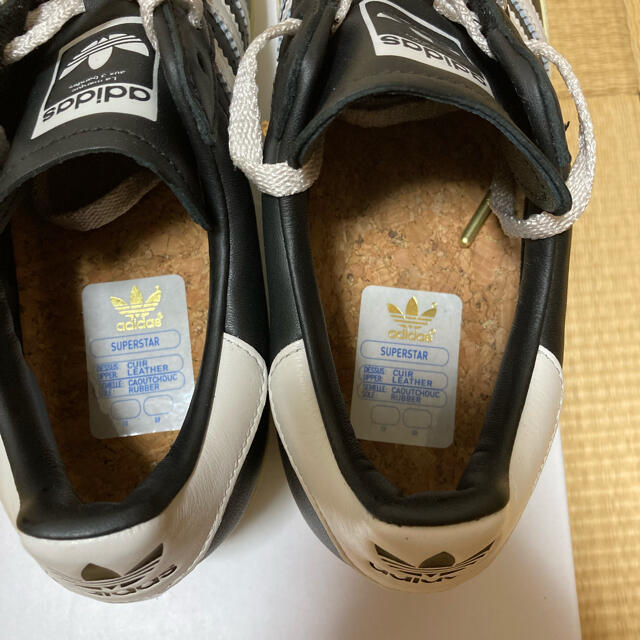 新品★本革製adidasアディダス スーパースターFV2832コアブラック