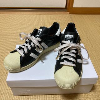 新品★本革製adidasアディダス スーパースターFV2832コアブラック