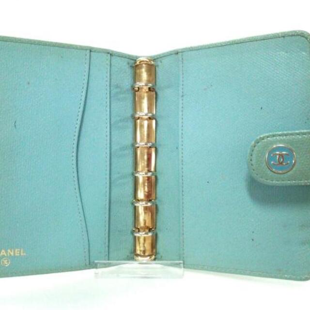 CHANEL(シャネル)のシャネル 手帳 ココボタン ライトブルー レディースのファッション小物(その他)の商品写真